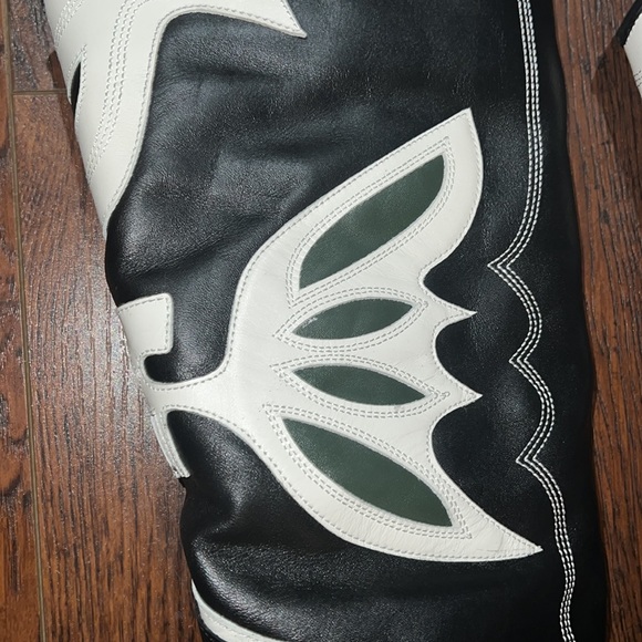 Zara Cowboys boots Leather size 40/9US - Picture 8 of 15